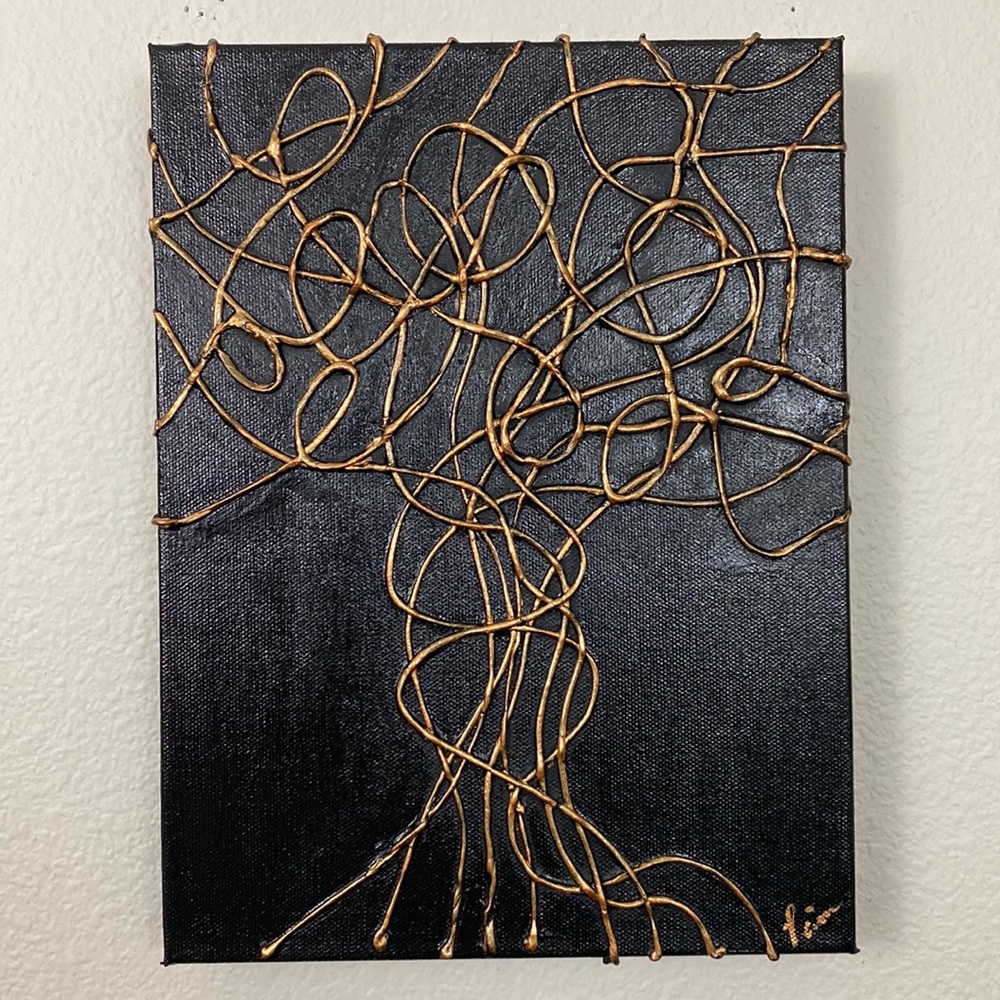 Acrylic Mixed media painting